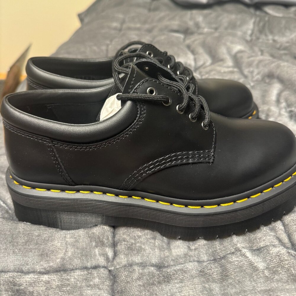 Dr Martens 8053 black platform shoes - Picture 5 of 8